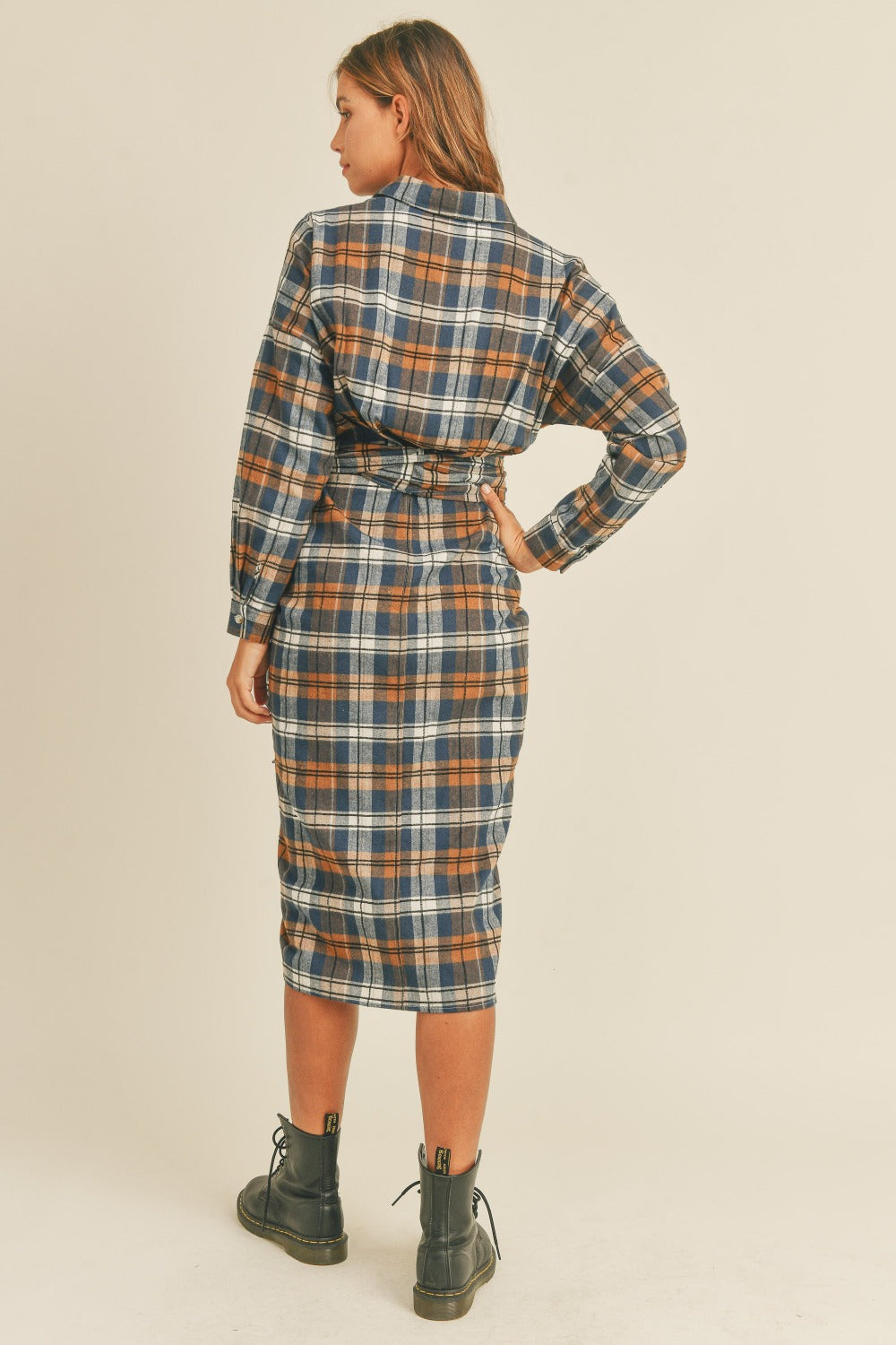 Plaid Flannel Dress