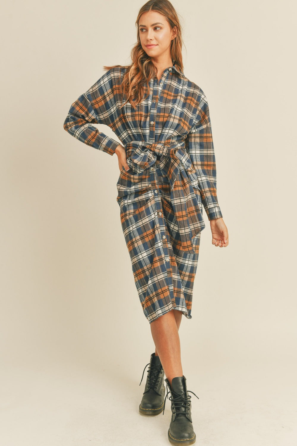 Plaid Flannel Dress