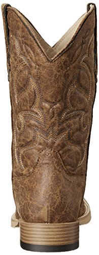 ROPER Mens Vintage Square Toe Western-boots, Tan, 10.5 US