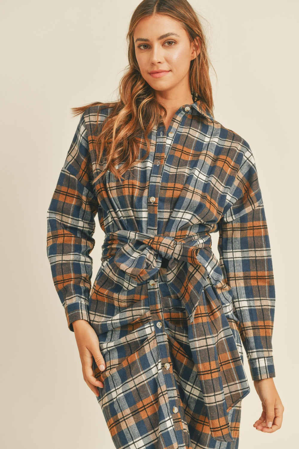 Plaid Flannel Dress