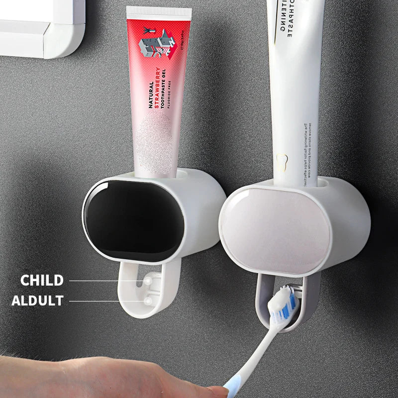 Wall-Mount Toothbrush Holder