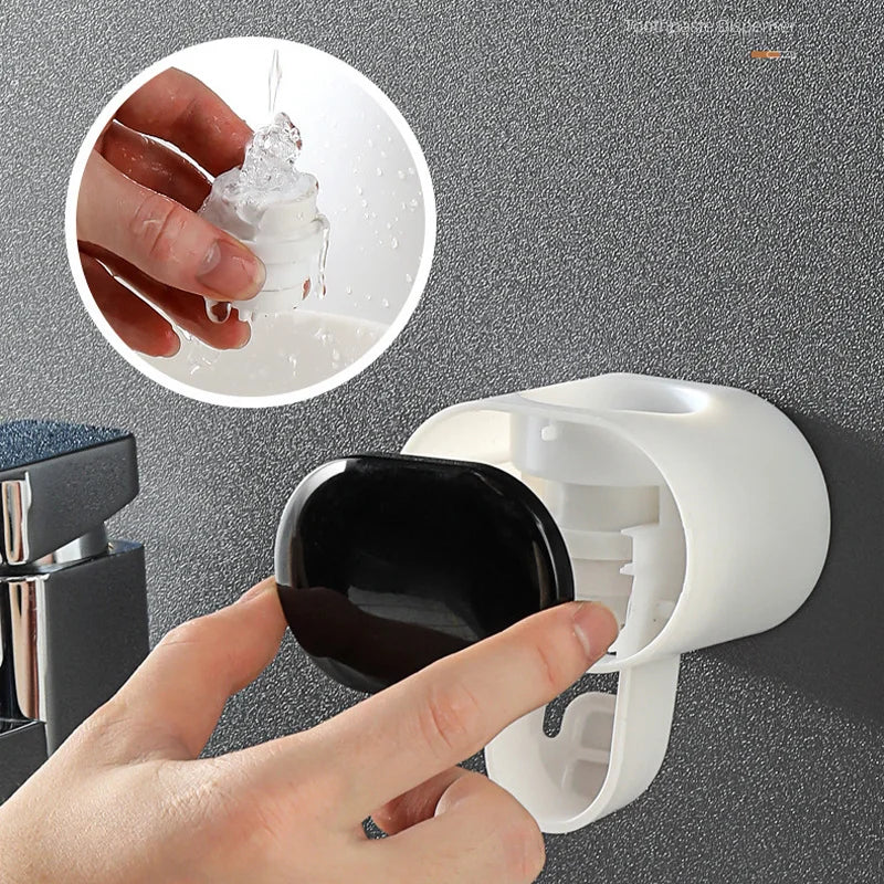 Wall-Mount Toothbrush Holder