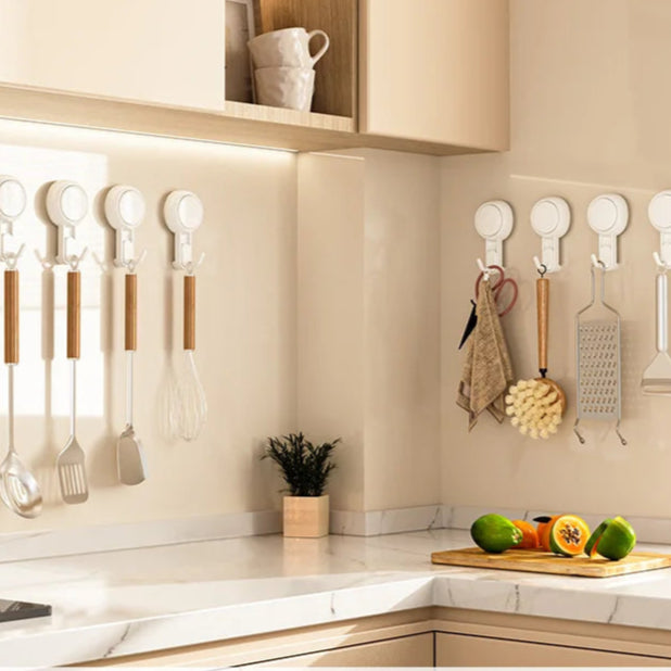 Bathroom Kitchen Suction Hooks