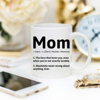 Bring Joy with Our Mom Definition Funny Coffee Mug - 11oz